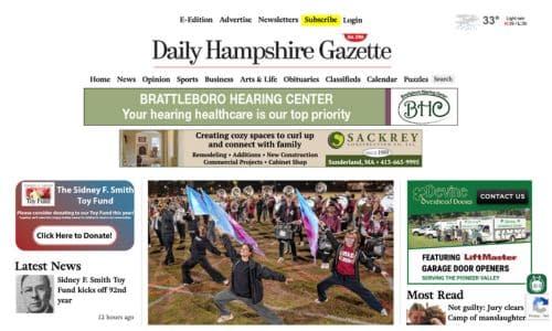 Guide to Media - Daily Hampshire Gazette - Screenshot