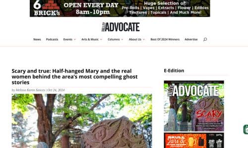 Guide to Media - Valley Advocate- Screenshot