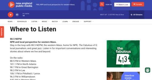 Guide to media - NEPM (88.9 FM _ 89.3 FM) - Screenshot