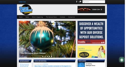 Guide to media - WIZZ (Pure Oldies 100.5 FM _ 1520 AM) - Screenshot
