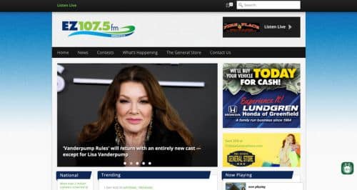 Guide to media - WPVQ-HD2 (EZ 107.5) - Screenshot